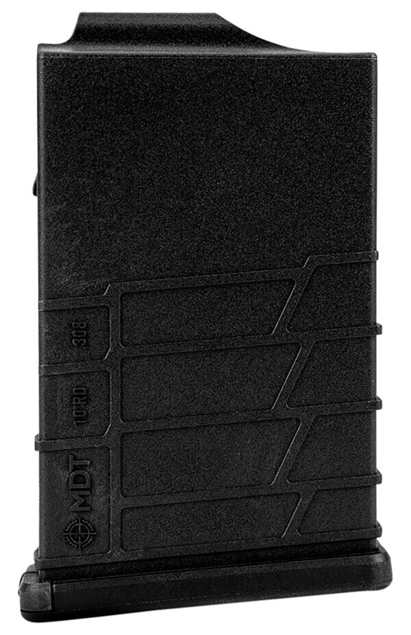 Mdt Sporting Goods Inc 104447BLK AICS Magazine 10rd Extended 308/6.5 Creedmoor Short Action Black Polymer Fits Some Chassis/Bottom Metal (MDT XLR KRG GRS CDI Pacific Tool & Gauge)