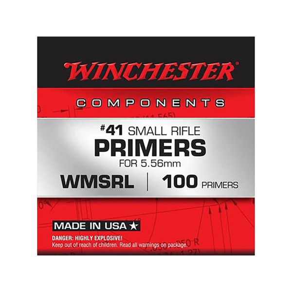 Winchester Ammo WMSRL Primers #41 Small Rifle 5.56x45mm NATO/ 1000 Rds