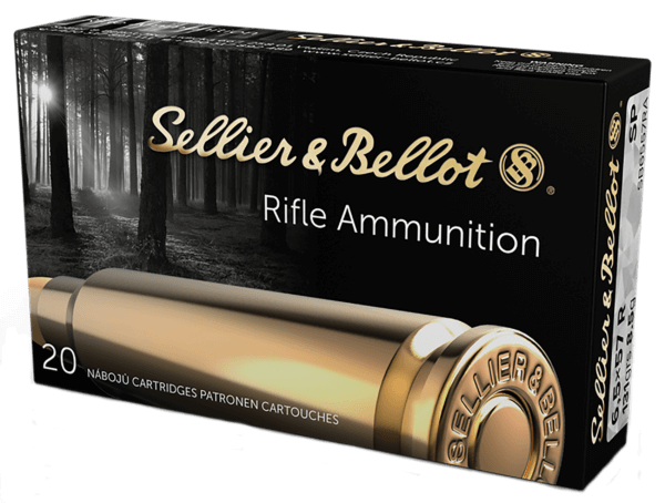 Sellier & Bellot SB6557RA Rifle  6.5x57mm 131 gr Soft Point 20rd Box