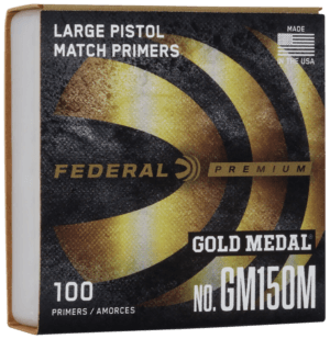 Federal GM150M Gold Medal Premium Large Pistol Multi Caliber Handgun 1000 Per Box