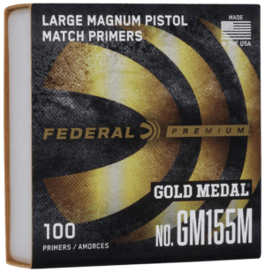Federal GM200M Gold Medal Premium Small Pistol Mag Multi Caliber Handgun 1000 Per Box