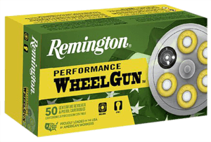 Remington Ammunition 22338 Performance WheelGun Target 45 Colt (LC) 225 gr Lead Semi-Wadcutter (LSWC) 50rd Box