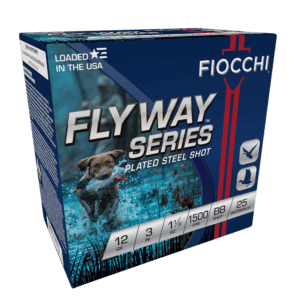 Fiocchi 123STBB Flyway Waterfowl 12 Gauge 3″ 1 1/8 oz BB Shot 25rd Box