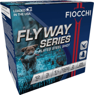 Fiocchi 123ST2 Flyway Waterfowl 12 Gauge 3″ 1 1/8 oz 2 Shot 25rd Box