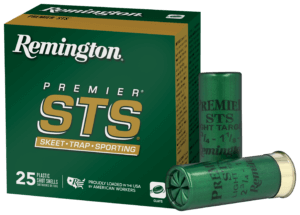 Remington Ammunition 20112 Premier STS Target Load 12 Gauge 2.75″ 1 1/8 oz 8 Shot 25rd Box
