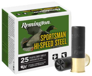 Remington Ammunition 20009 Sportsman Hi-Speed Waterfowl 20 Gauge 2.75″ 3/4 oz 7 Shot 25rd Box