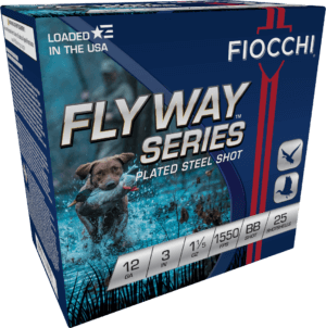 Fiocchi 123ST151 Flyway Waterfowl 12 Gauge 3″ 1 1/5 oz 1 Shot 25rd Box