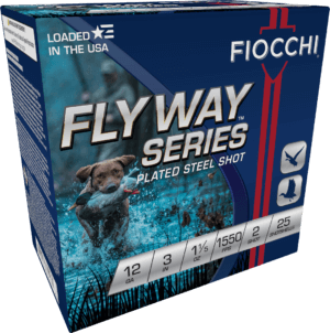 Fiocchi 123ST151 Flyway Waterfowl 12 Gauge 3″ 1 1/5 oz 1 Shot 25rd Box