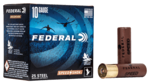 Federal WF1072 Speed-Shok Waterfowl 10 3.50″ 1 1/2 oz 2 Shot 25rd Box