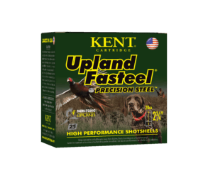Kent Cartridge K122US327 Upland Fasteel Hunting 12 Gauge 2.75″ 1 1/8 oz 7 Shot 25rd Box