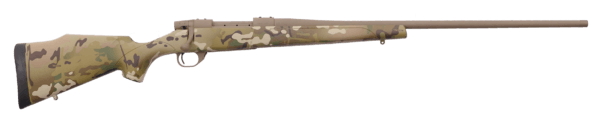 Weatherby VCX653WR6T Vanguard  6.5-300 Wthby Mag Caliber with 3+1 Capacity  26″ Barrel  Flat Dark Earth Cerakote Metal Finish & MultiCam Fixed Monte Carlo Stock Right Hand (Full Size)