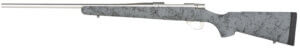 Howa HHS63111 M1500 HS Precision 308 Win 5+1 22  Stainless Steel Metal Finish & Gray Black Webbed Fixed HS Precision Stock”