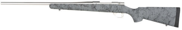 Howa HHS63111 M1500 HS Precision 308 Win 5+1 22  Stainless Steel Metal Finish & Gray Black Webbed Fixed HS Precision Stock”