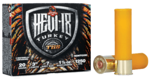 HEVI-Shot HS4509 HEVI-18 Turkey TSS 12 Gauge 3.50″ 2 1/4 oz 1250 fps Tungsten 9 Shot 5 Bx/10 Cs