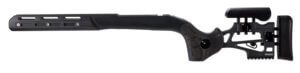 Woox SHCHS00106 Furiosa Chassis Midnight Gray Aluminum Chassis with Adjustable Cheek Long Action Right Hand for Remington 700 BDL