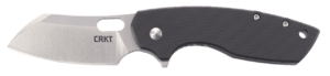 CRKT 6450K Drifter 2.88″ Folding Plain Gray TiCN 8Cr14MoV SS Blade/Black G10 Handle Includes Pocket Clip