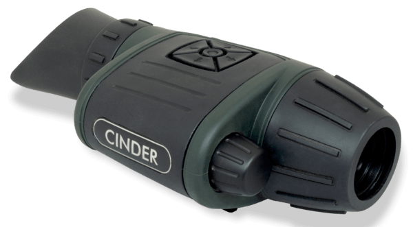 Steiner 9501 Cinder Thermal Monocular Matte Black 3x40mm AO 320×240 Resolution 1x/2x/4x Zoom Features E-Compass