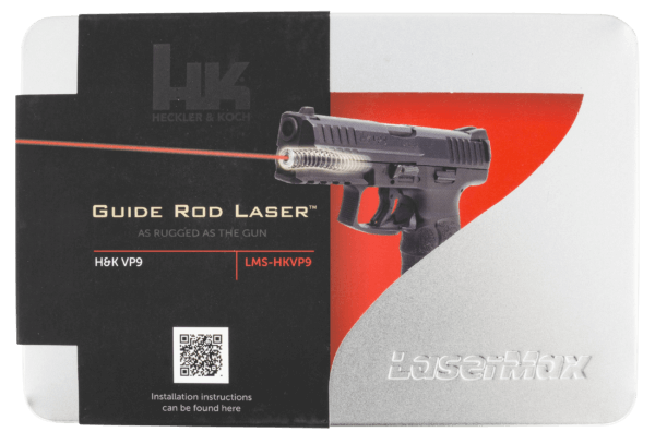 LaserMax LMSHKVP9 Guide Rod Laser 5mW Red Laser with 635nM Wavelength & Made of Aluminum for HK VP9 (Except VP9SK Variant)