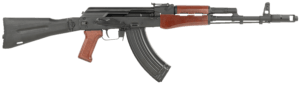 Kalashnikov USA KR103SFSRW KR-103 7.62x39mm 30+1 16.33″ Chrome-Lined Barrel Black Metal Finish Black Side Folding Stock Red Wood Handguard & Grip Includes 1 30rd Magazine