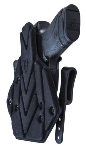Comp-Tac C916GL052RBSN Sport-TAC IWB Black Kydex/Nylon Belt Clip Fits Glock 19 Gen5 Right Hand