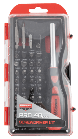 Birchwood Casey BSDS Basic Screwdriver Kit 22 Pieces Includes Slotted/Philips/Torx/Hex Heads