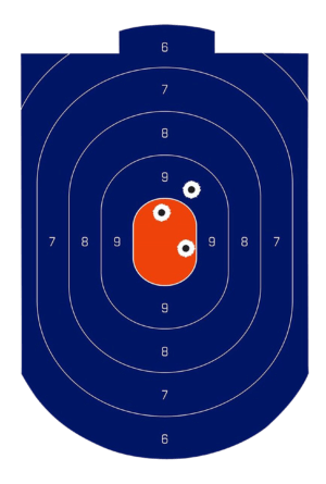 Birchwood Casey 35703 Dirty Bird Multiple Bull’s-Eye Bullseye Tagboard Target 12″ x 18″ 100 Per Pkg