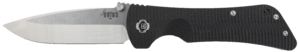 Southern Grind SG03030001 Bad Monkey 4″ Folding Drop Point Plain Satin 14C28N Steel Blade/ 5.25″ Black G10 Handle Includes Pocket Clip
