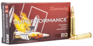 Hornady 812544 Superformance Hunting 5.56x45mm NATO 55 gr Copper Alloy eXpanding (CX) 20rd Box