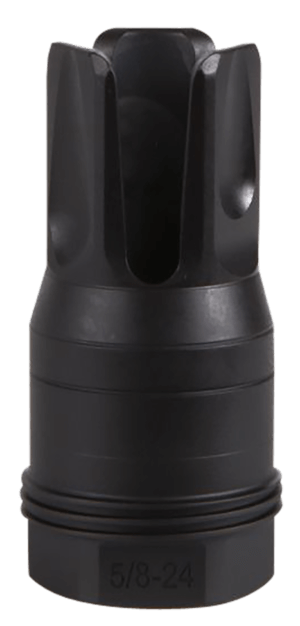 Sig Sauer SL55612X2890DEGF Clutch-Lok QD Q.D. Flash Hider Black Stainless Steel with 5/8 24 tpi Threads for 5.56mm 90 Degree Taper”