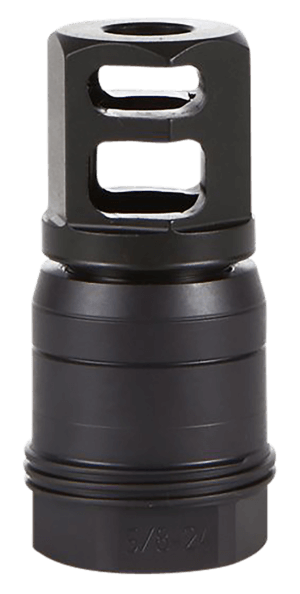Sig Sauer SL76258X2490DEGM Clutch-Lok QD Muzzle Brake Black Stainless Steel with 5/8 24 tpi Threads for 7.62mm 90 Degree Taper”