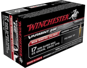 Winchester Ammo X17W25 Super X 17 WSM 25 gr Jacketed Hollow Point (JHP) 50rd Box