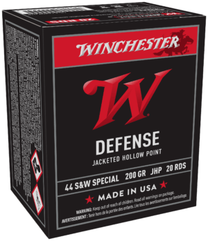 Winchester Ammo USA44SWJHP USA  44 S&W Spl 200 gr Jacket Hollow Point 20rd Box