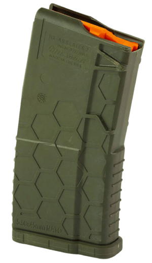 Hexmag HX20AR15ODG Shorty OD Green Polymer 20rd 5.56x45mm NATO for AR-15