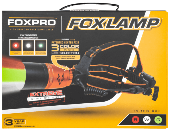 Foxpro FOXLAMP FoxLamp Orange/Black Red/Green/White Filter