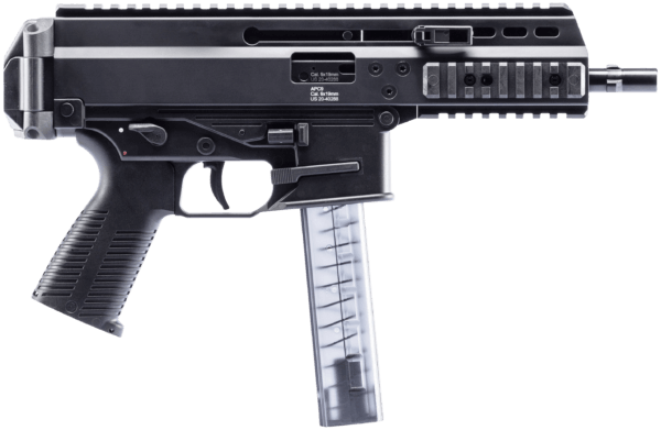 B&T Firearms 36039 APC9 Pro  9mm Luger 30+1 6.80  Black  Polymer Grip  M-Lok Handgaurd with Pic Rail Slots  Ambi Controls (OEM Mag)”