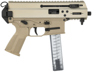 B&T Firearms 36176502CT APC9K  9mm Luger 30+1 4.30  Coyote Tan  Tele Brace Adapter  Polymer Grip  Ambi Controls (OEM Mag)”