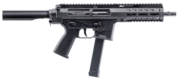 B&T Firearms 500003AB SPC9  9mm Luger 33+1 9.10  Black  Buffer Tube Stock  Polymer Grip (OEM Mag)”