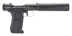 B&T Firearms 410111 Station Six  9mm Luger 9+1 3.50 Barrel/5.10″ Suppressor  Black Hard Coat Anodized  Black Pre-Scored Grips”