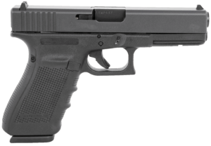 Glock UG2050203 G20 Gen4 10mm Auto 4.61″ Barrel 15+1 Black Frame & Slide Modular Backstrap Reversible Mag. Catch Safe Action Trigger (US Made)