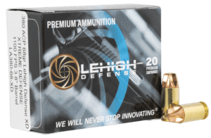 Lehigh Defense LA990XDC Xtreme Defense Home Defense 9mm Luger 90 gr Lehigh Defense XD FMT 20rd Box