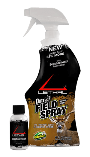 Lethal 9717E6731ZC6 Dirt Field Spray  Dirt Cover Scent/Eliminator 32 oz Trigger Spray