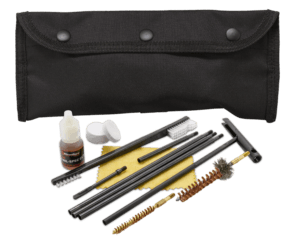 KleenBore POU302T Modular Cleaning Kit Coyote Tan Multi-Caliber Handgun/Rifle Bronze/Nylon Bristles Nylon Case