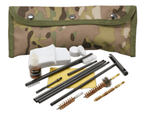 KleenBore KB-3G 3 Gun Tactical Kit Black 9mm 223 Rem/5.56 NATO 12 Gauge Handguns/Rifles/Shotguns Bronze/Nylon Bristles