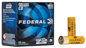Federal TG1477 Top Gun Target Load 12 Gauge 2.75″ 1 1/8 oz 7 Shot 25rd Box