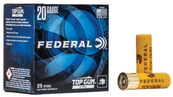Federal TG2517 Top Gun Target Load 20 Gauge 2.75″ 7/8 oz 7 Shot 25rd Box