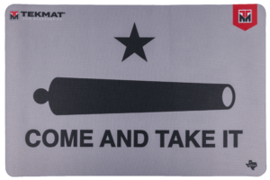 TekMat TEKR17CATIC Come And Take It Original Mat Black/Gray Rubber 17″ Long 11″ x 17″ “Come And Take It” /Cannon Illustration