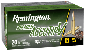 Remington Ammunition 27682 Premier Match 223 Rem 52 gr Hollow Point Boat-Tail (HPBT) 20rd Box