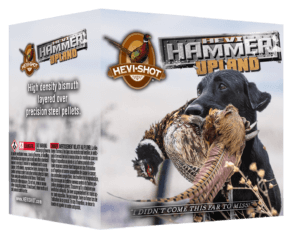 HEVI-Shot HS29103 HEVI-Hammer Upland 12 Gauge 2.75″ 1 1/4 oz Steel Bismuth 3 Shot 25rd Box