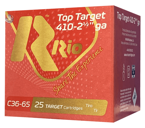 Rio Ammunition RC3675 Top Target 410 Gauge 2.50″ 1/2 oz 25rd Box