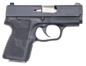 Kahr Arms PM4044N PM 40 S&W Caliber with 3.10″ Barrel 5+1 or 6+1 Capacity Black Finish Frame Serrated Matte Black Stainless Steel Slide & Textured Polymer Grip